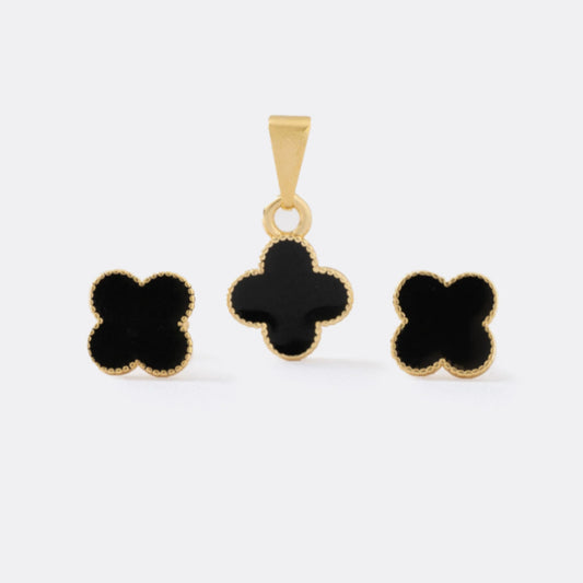 D Clover Black